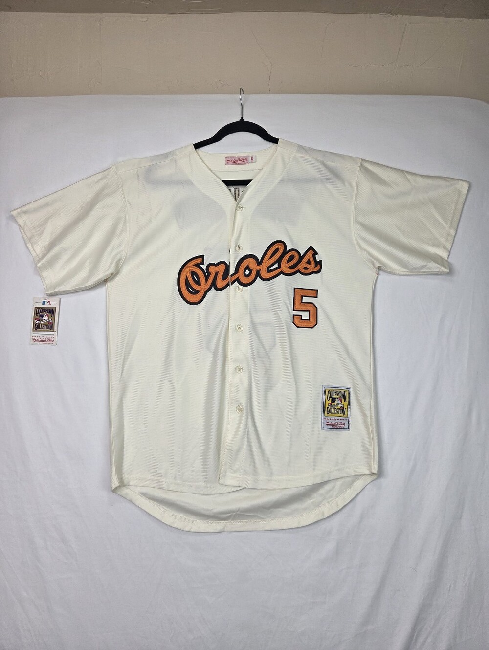 NWT Mitchell & Ness Baltimore Orioles Brooks Robinson#5 Cooperstown Jersey Sz 48